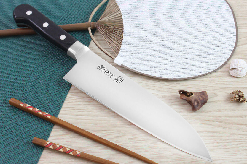 Misono 440 22cm Japans deba mes voor westers gebruik