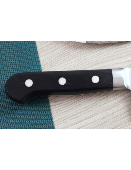 Coltello deba giapponese Misono 440 22 cm per uso occidentale