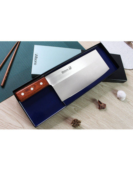 Couteau de chef chinois japonais Misono 440 22cm 490g