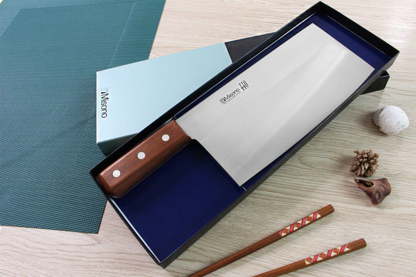 Chinesisch-japanisches Kochmesser Misono 440 22cm 620g