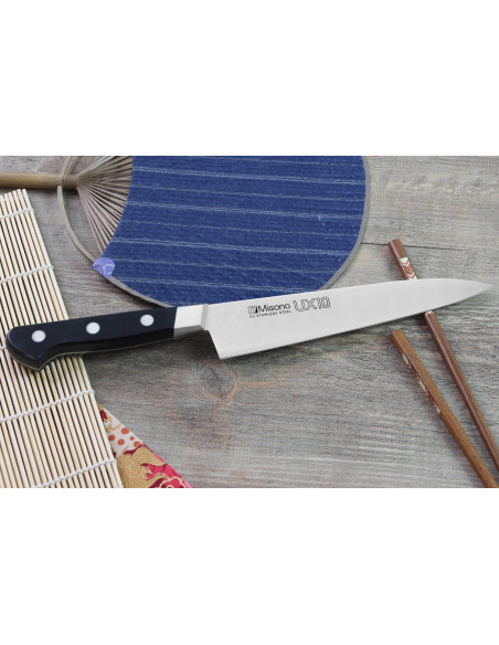 Misono UX10 Cuchillo de cocinero japonés 21cm