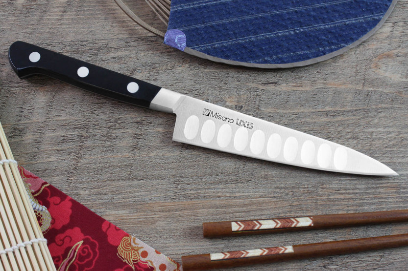 Misono UX10 13cm cuchillo universal japonés cuchillo universal con borde granton