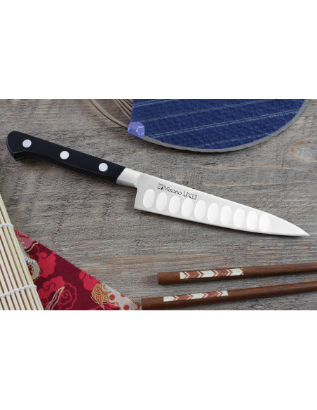 Misono UX10 13cm cuchillo universal japonés cuchillo universal con borde granton