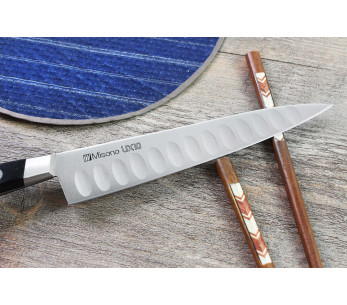 Misono UX10 japanilainen yleismallinen veitsi, 15cm, Granton terällä 2