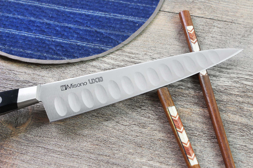 Misono UX10 japanese Universal knife with granton edge, 15cm