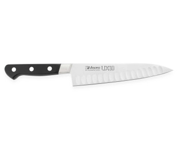 Misono UX10 18cm cuchillo de chef japonés con borde granton