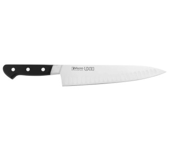 Misono UX10 24cm japansk kockkniv med granton-egg