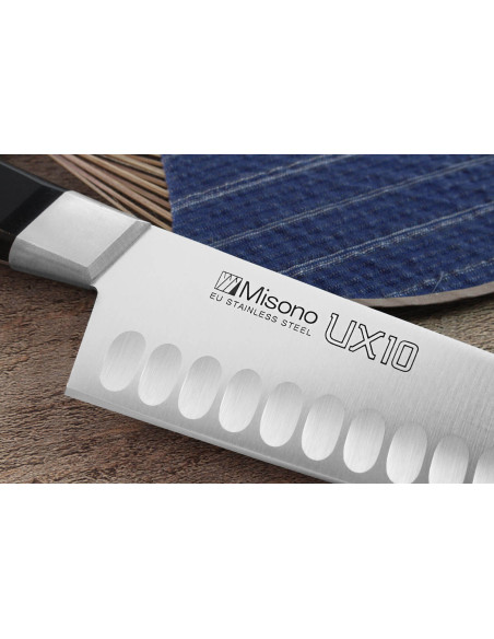 Misono Japanisches Kochmesser mit mit Kullen UX10 24cm