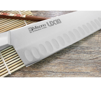 Faca de chef Misono UX10 27cm com convinhas 2