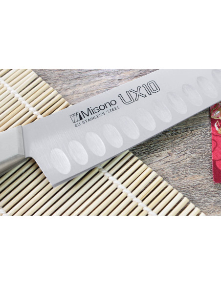com convinhas japonês sujihiki Misono UX10 27cm