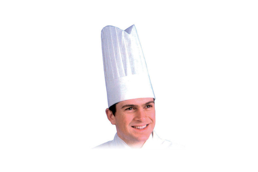 10 non-woven toques height 30cm adjustable size