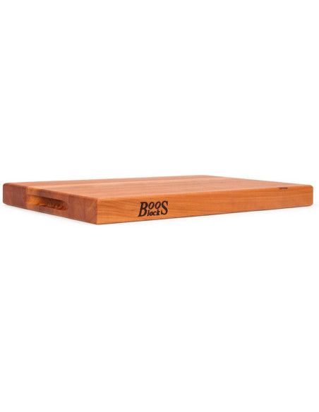 Boos Blocks ProChef dobbeltsidet skærebræt i kirsebærtræ 46x31cm