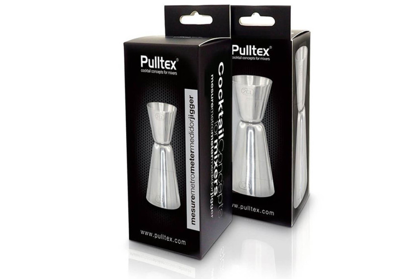 Cocktail dispenser Pulltex stainless steel 2 and 4 cl