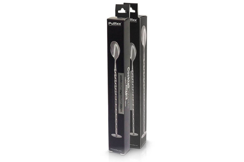 Pulltex stainless steel cocktail spoon 28cm