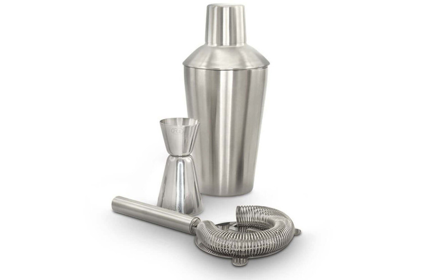 Kit básico de cocktail de 3 peças em aço inoxidável Pulltex