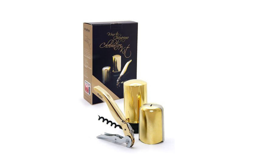 Juego de sacacorchos Pulltex de 3 piezas para vino y champán