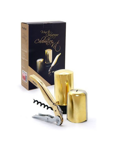 Pulltex 3-delat korkskruvsset för vin och champagne