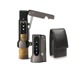 Saca-rolhas Brucart Graphite Pulltex + estojo gratuito