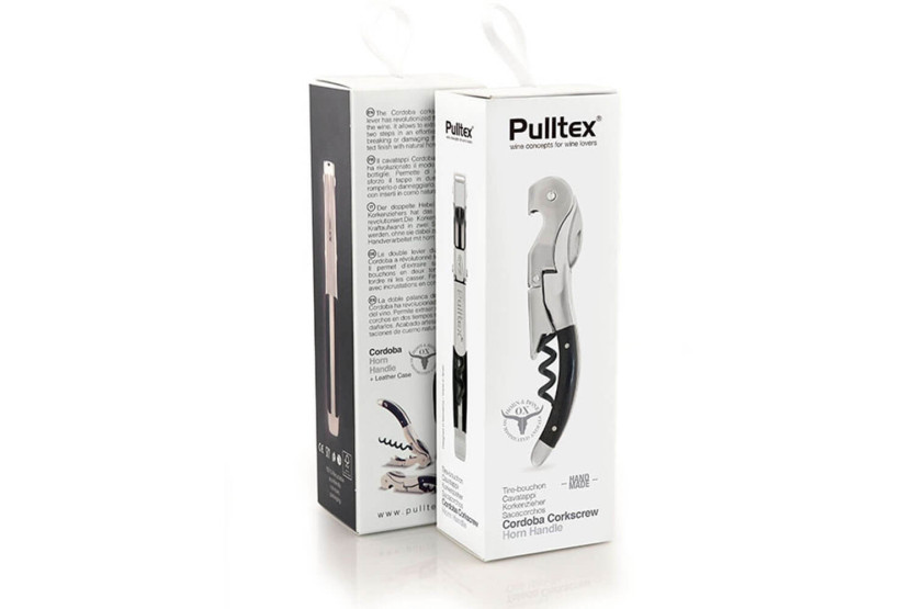 Saca-rolhas sommelier Pulltex Pulltap's Cordoba + estojo em pele grátis