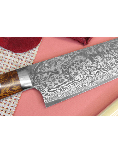 Takeshi Saji R2 Mosaik Damaskus 18cm Japansk bunka-kniv