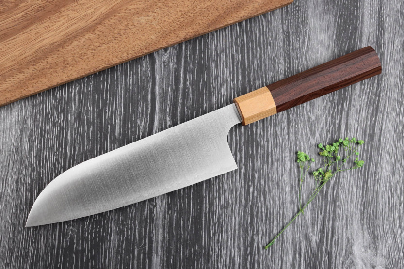 Kei Kobayashi SG2 Octagon 17 cm håndlaget japansk santokukniv