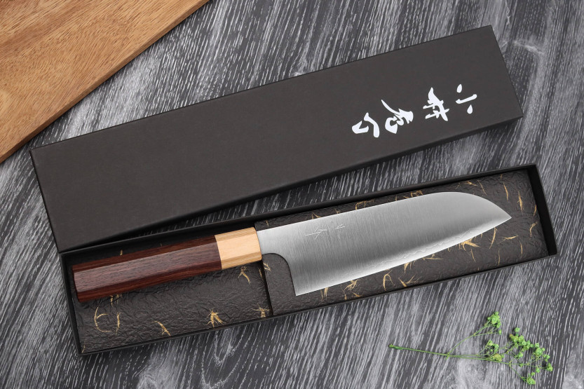 Kei Kobayashi SG2 Octagon 17cm handgjord japansk santokukniv