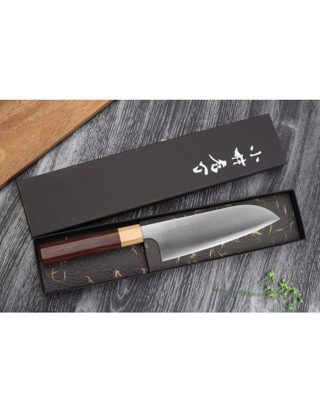 Kei Kobayashi SG2 Octagon 17 cm coltello santoku giapponese fatto a mano
