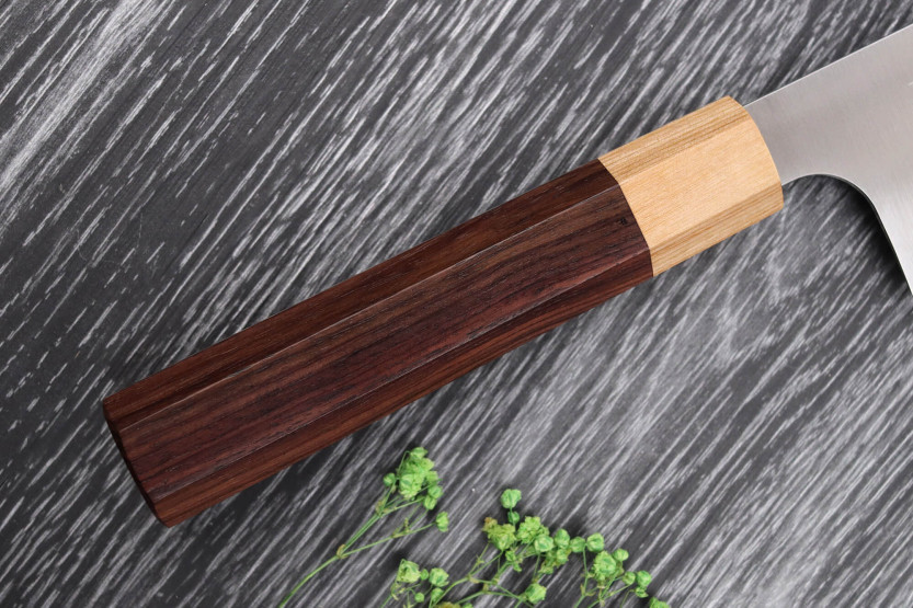 Kei Kobayashi SG2 Octagon 17cm käsintehty japanilainen santokuveitsi
