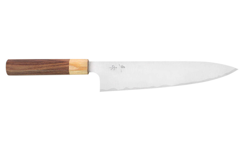 Handwerkliches japanisches Kochmesser Kei Kobayashi SG2 Octogone 21cm