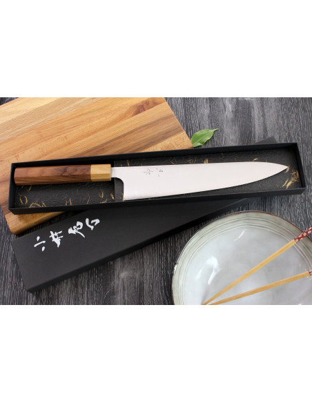 Kei Kobayashi SG2 Octagon 24cm käsintehty japanilainen kokki ' s veitsi