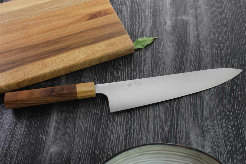 Kei Kobayashi SG2 Octagon 24cm käsintehty japanilainen kokki ' s veitsi