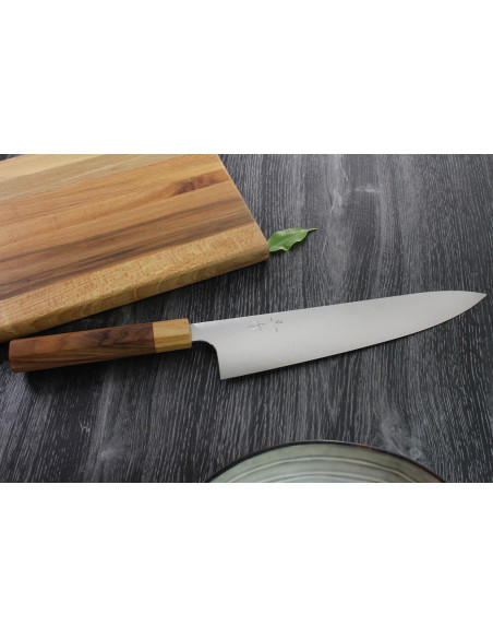 Kei Kobayashi SG2 Octagon 24cm käsintehty japanilainen kokki ' s veitsi