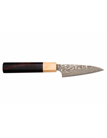 Takeshi Saji VG10 Gold 9cm japansk handgjord skalkniv