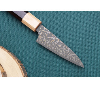 Takeshi Saji VG10 Gold 9cm japansk handgjord skalkniv 2