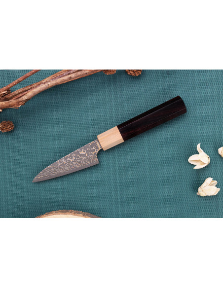Takeshi Saji VG10 Gold 9 cm, spelucchino tradizionale giapponese
