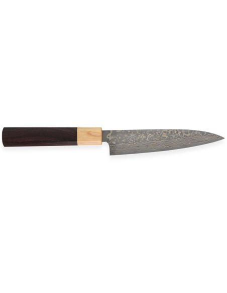 Takeshi Saji VG10 Gold 13,5 cm coltello universale giapponese fatto a mano