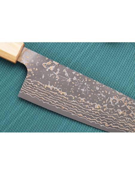 VG10 Gold Takeshi Saji 16,5 cm japansk santokukniv