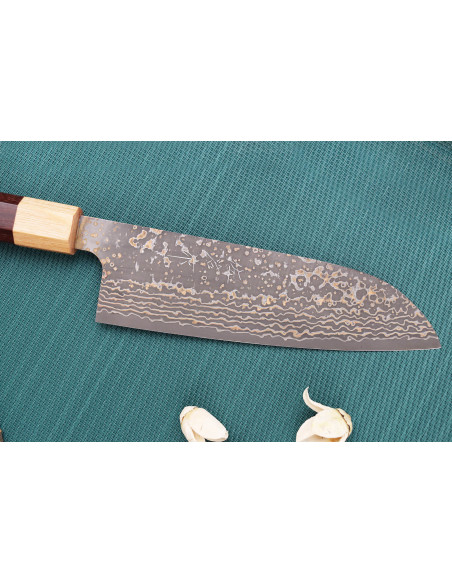 VG10 Guld Takeshi Saji 16,5 cm japansk santokukniv
