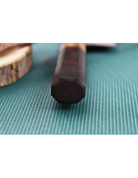 nakiri mes japonais artisanaal Takeshi Saji VG10 goud 16,5cm