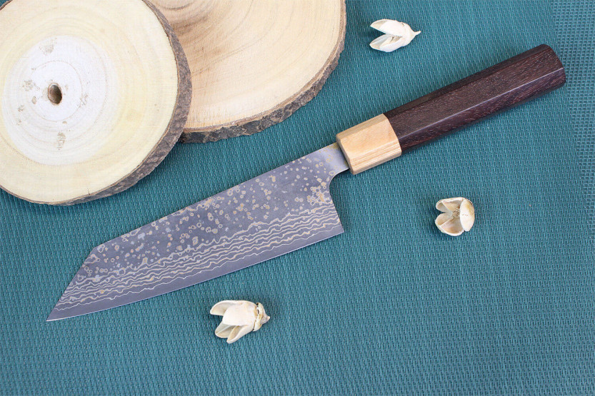 Takeshi Saji VG10 Gold 16,5 cm japansk håndlaget bunka-kniv