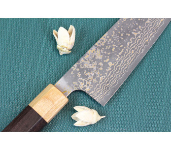 Takeshi Saji VG10 Gold 16,5cm Japans handgemaakt bunka mes 2
