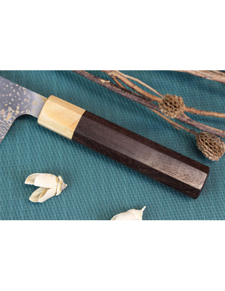 Faca bunka japonesa VG10 Gold 16,5cm Takeshi Saji