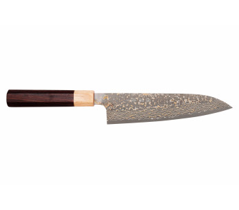 Takeshi Saji VG10 Gold 18cm käsintehty japanilainen keittiöveitsi