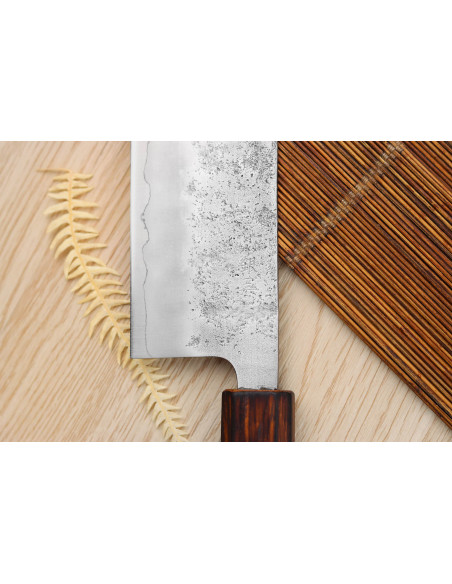 Wusaki Yoshi G3 oak 16,5cm japanese handmade nakiri knife