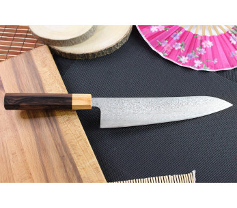 Tsunehisa SLD Damaskus 21cm japansk kockkniv 2