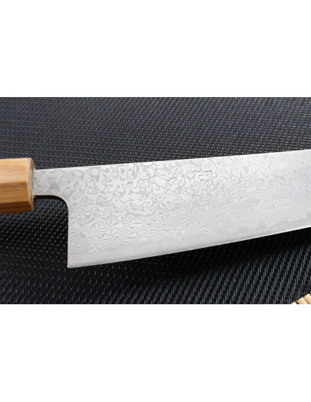 Tsunehisa SLD Damaskus 21 cm japansk kokkekniv