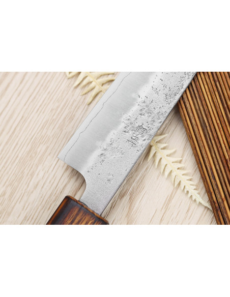 Wusaki Yoshi G3 eiken 14cm handgemaakt Japans universeel mes
