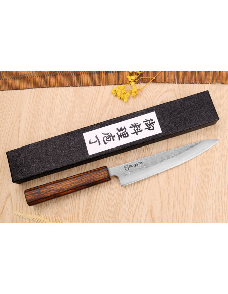 Wusaki Yoshi G3 quercia 14 cm, coltello universale giapponese fatto a mano