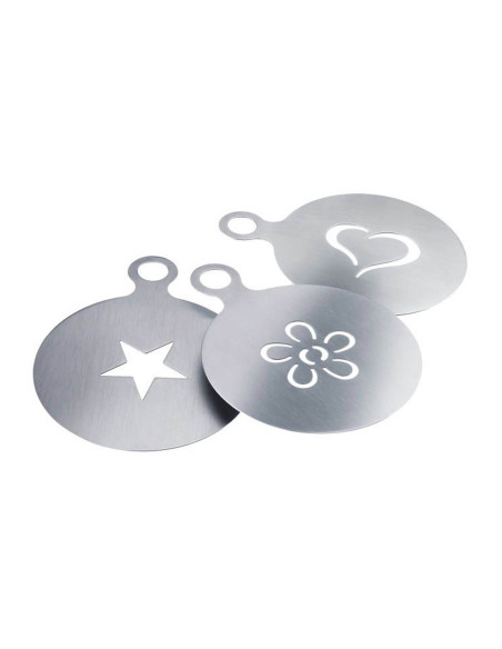 Set of 3 Westmark Cappuccino decoration stencils