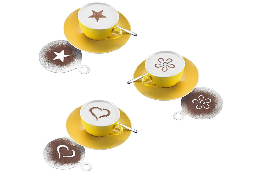 Set of 3 Westmark Cappuccino decoration stencils